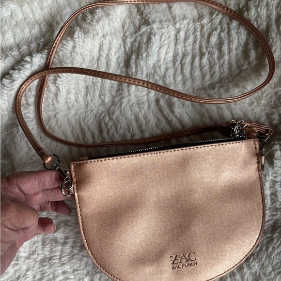 ZAC Zac Posen Handbags - ZAC Zac Posen Tan Crossbody Bag with Structured Design